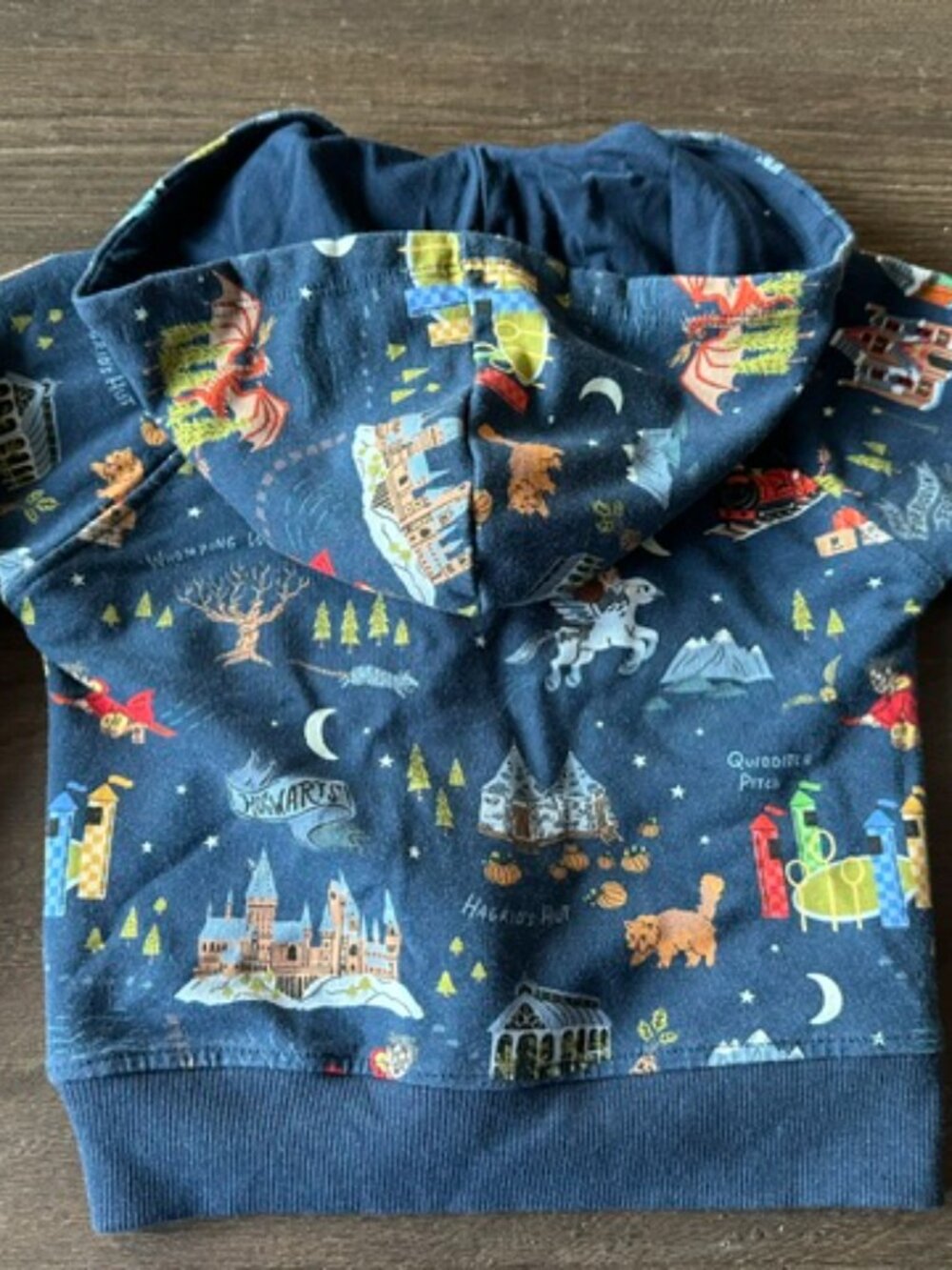 Little Sleepies Harry Potter Zip Front Hoodie Jacket - Picture 8 of 8